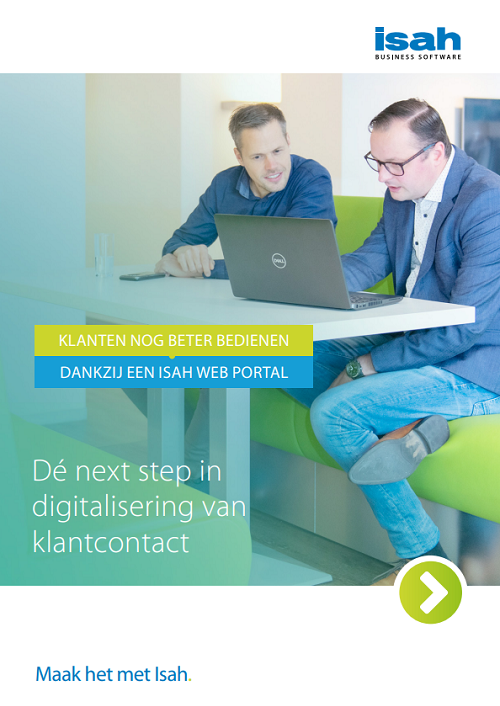 Kaft leaflet Isah Web Portal